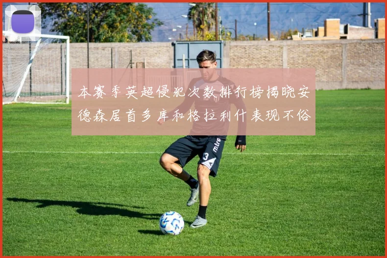 本赛季英超侵犯次数排行榜揭晓安德森居首多库和格拉利什表现不俗